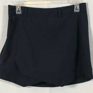 Anchors & Dove Skort Womens Sz 6 Navy Blue Tiered Mini Skirt Golf Pickleball